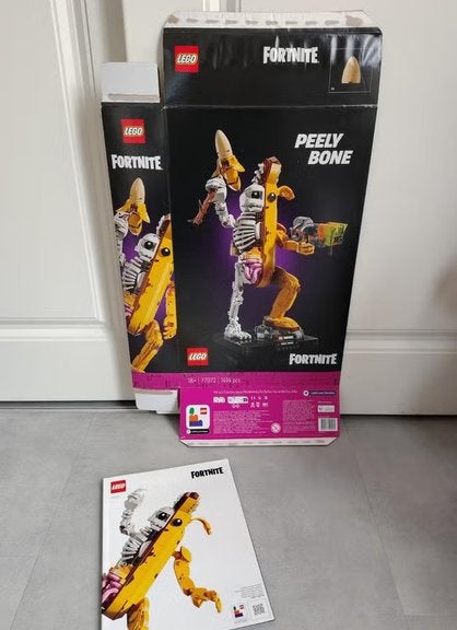 Lege lego doos en boekje van set 77072 Fortnite Peely Bone, Ophalen of Verzenden, Zo goed als nieuw, Lego