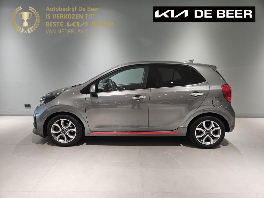 KIA Picanto 1.0 DPi 67pk 4-zits GT-Line Navi/ Clima/ Leer, 12 maanden, Gebruikt, 4 stoelen, Bedrijf