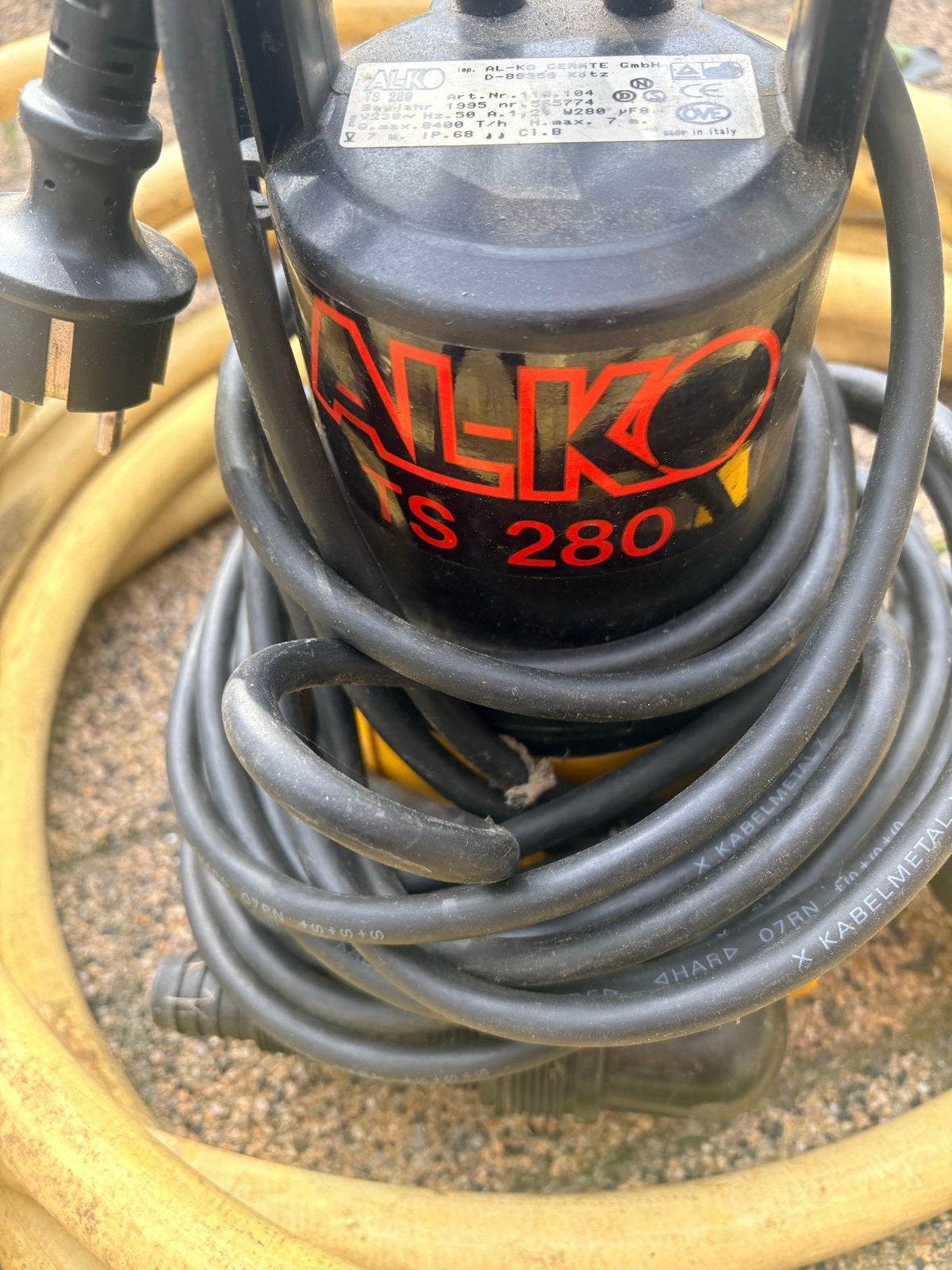 Al-ko TS 280 Dompelpomp met 10 meters slang, Ophalen, Gebruikt, Elektrisch, Dompelpomp
