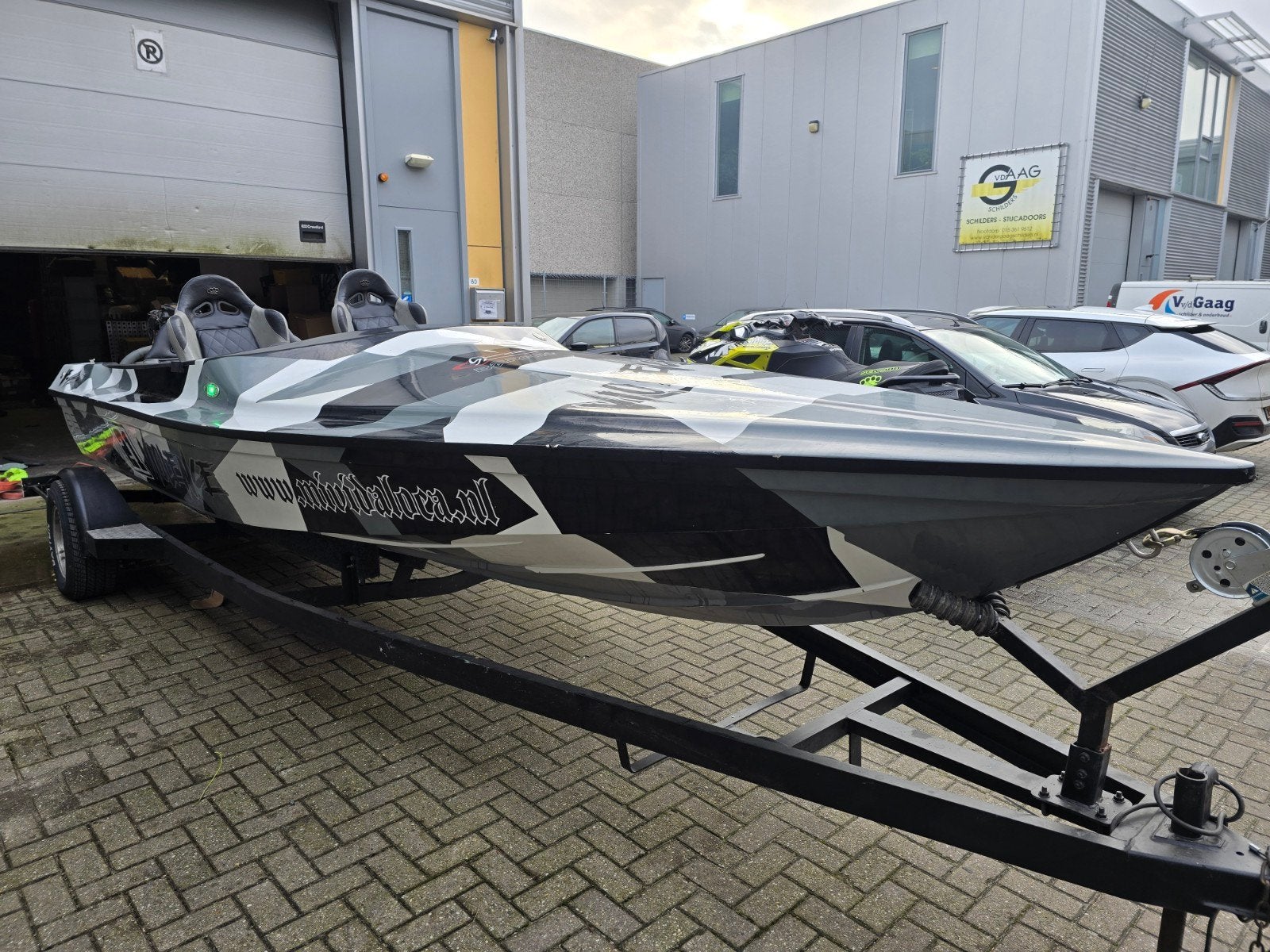 Bernico 21ft met volledig gereviseerde mercury 2.5 225pk, Ophalen, 225 pk, Zo goed als nieuw, 200 pk of meer