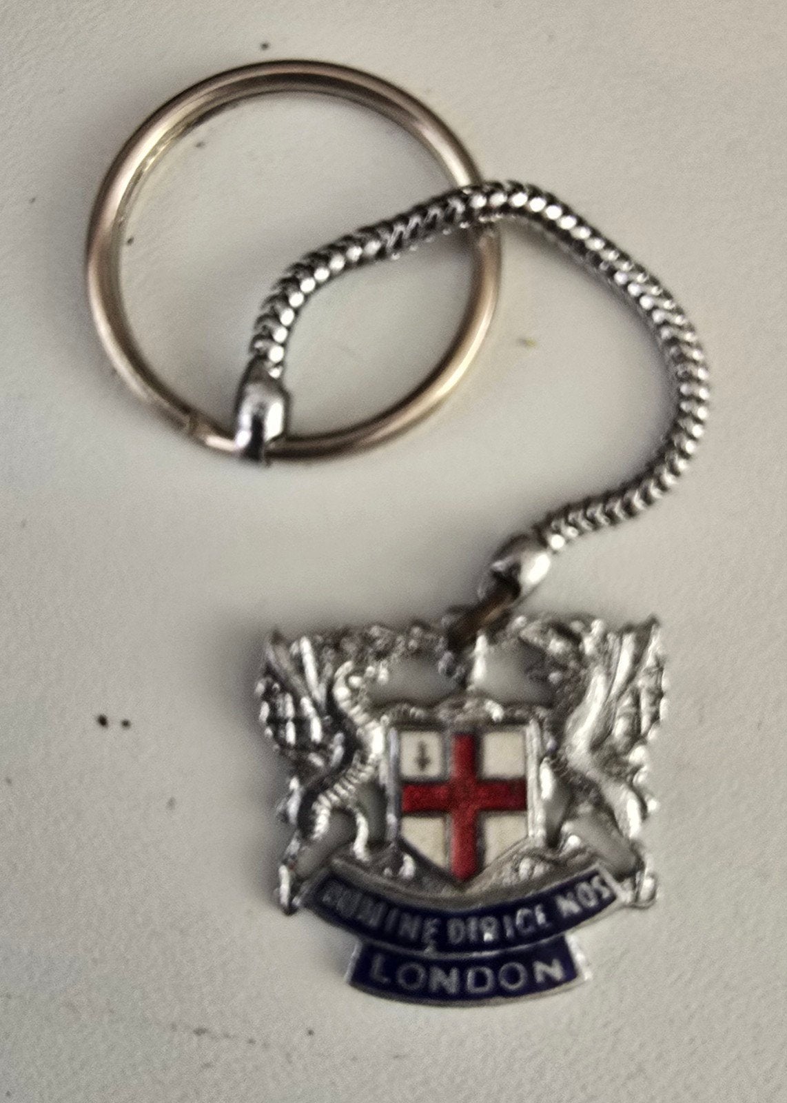 Vintage London Sleutelhanger met Wapen, Ophalen of Verzenden