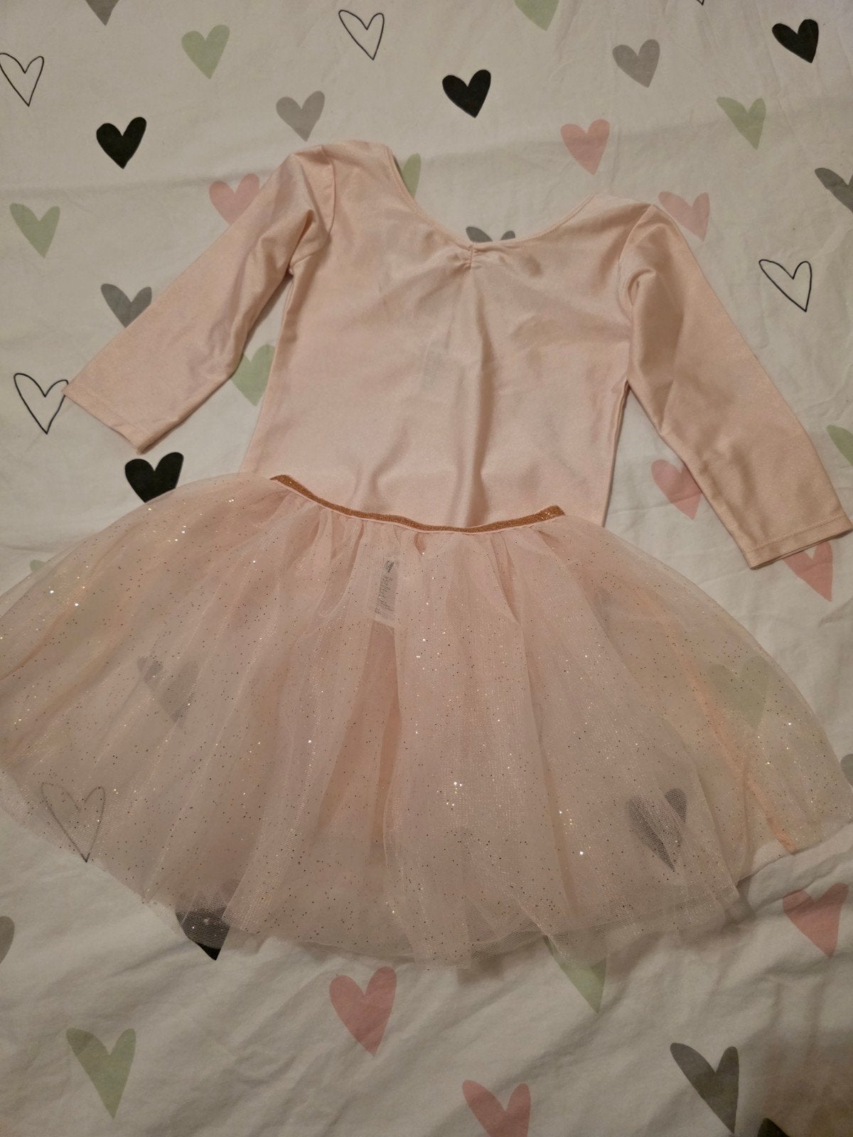 Danspakje en glitterende tulen rok/ losse tutu 122/128 H&M, Kinderen en Baby's, Ophalen of Verzenden, Zo goed als nieuw, Meisje