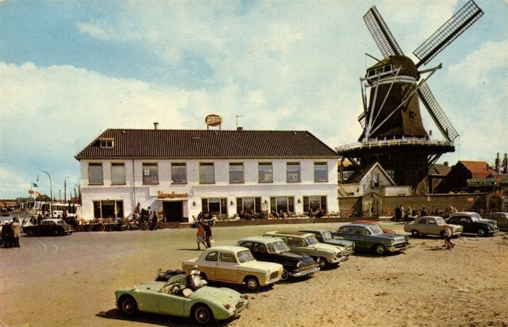 Cafe-Restaurant IJsselmeer, Harderwijk - ongelopen, Ophalen of Verzenden, 1960 tot 1980, Ongelopen, Gelderland