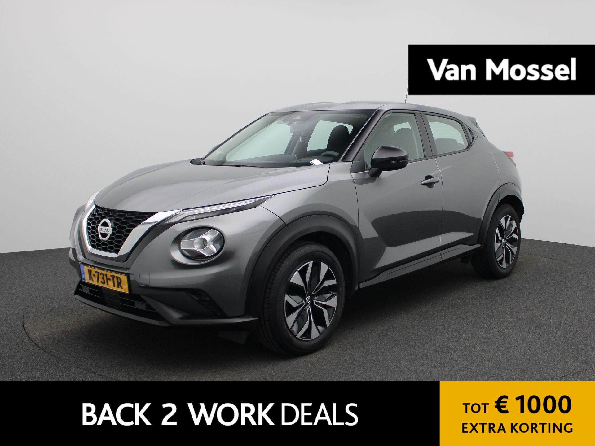 Nissan Juke 1.0 DIG-T Acenta | APPLE CARPLAY | ANDROID AUTO, Auto's, Voorwielaandrijving, 12 maanden, Stof, Euro 6