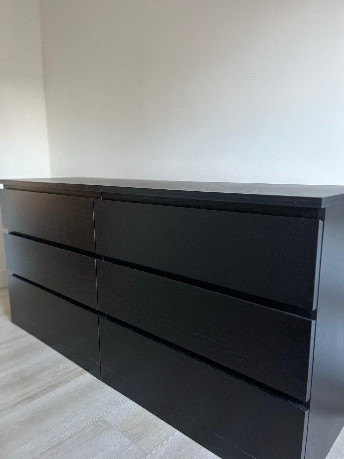 Ikea Malm ladekast zwartbruin - 160x78x48 cm, Ophalen, Gebruikt, 5 laden of meer, 150 tot 200 cm