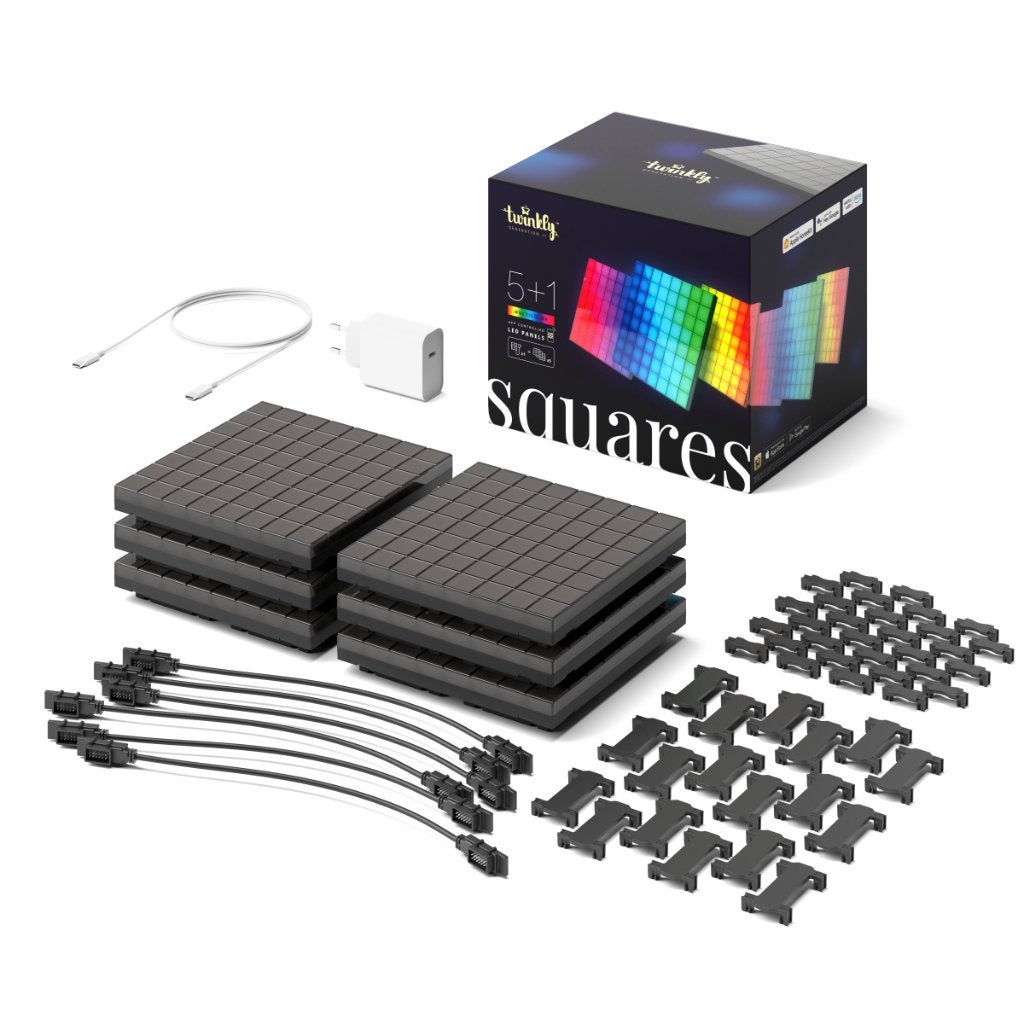 OPRUIMING | Twinkly Squares 6 LED-panelen Starterset, Diversen, Ophalen, Nieuw