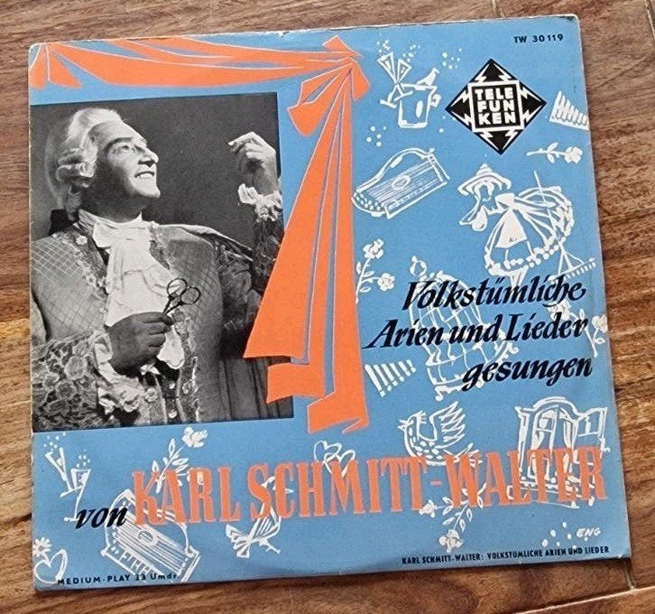 Volkstümliche Arien und Lieder (10" LP), Gebruikt, 10 inch, Opera of Operette, Ophalen of Verzenden