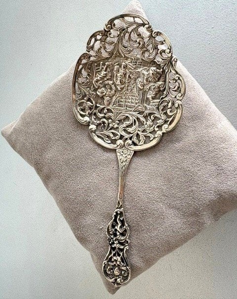 oud zilveren fruitschep 1930, Ophalen of Verzenden, Zilver