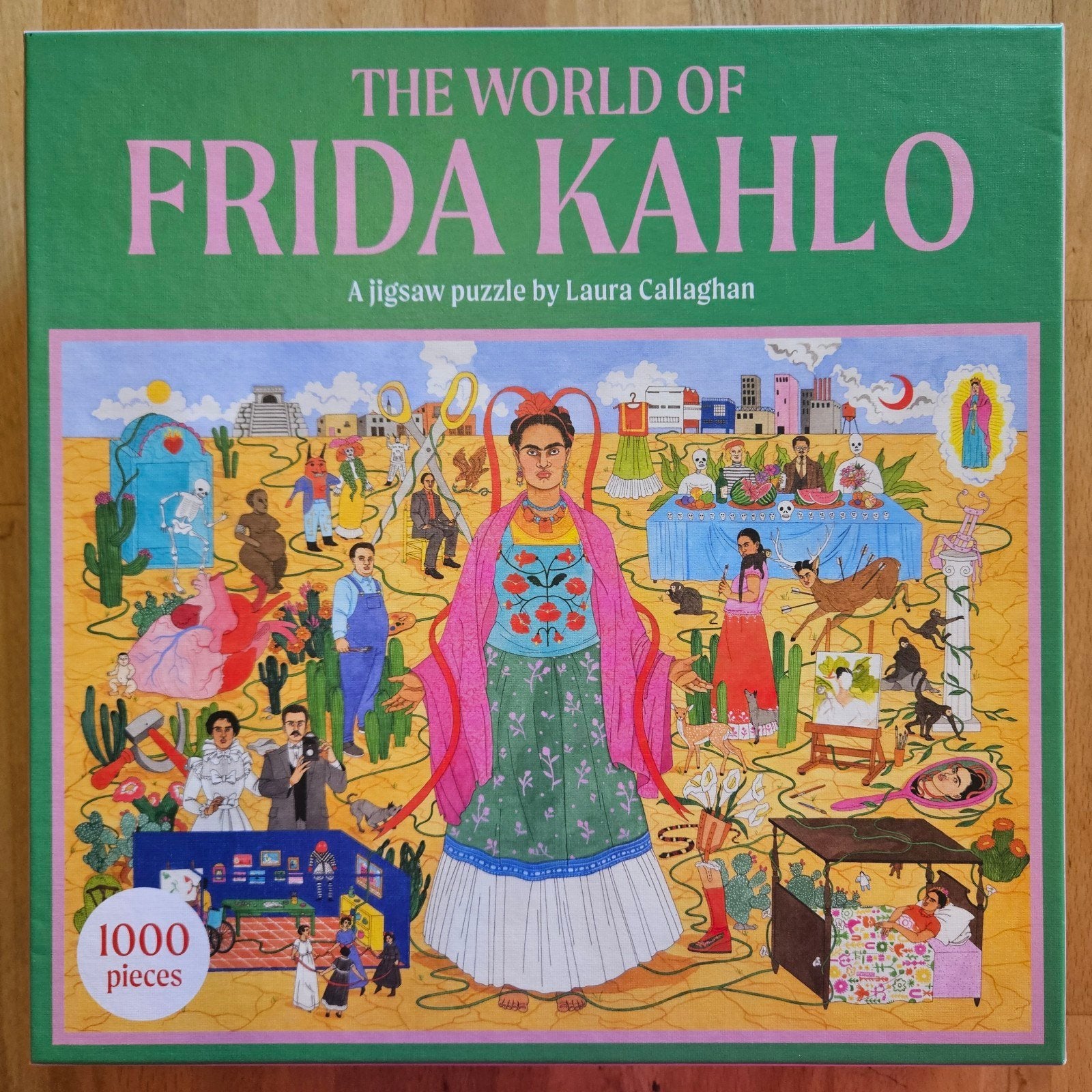 Laurence King Frida Kahlo Legpuzzel - 1000 stukjes, Ophalen of Verzenden, Zo goed als nieuw
