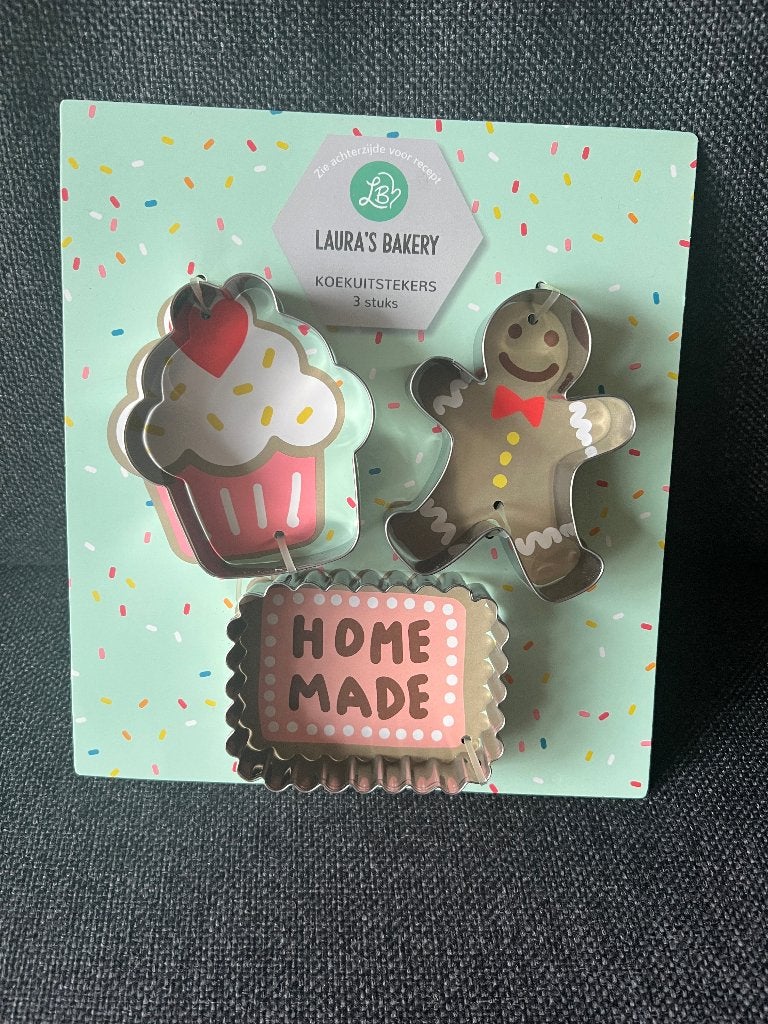 Laura's Bakery koekuitstekers, Ophalen of Verzenden, Nieuw