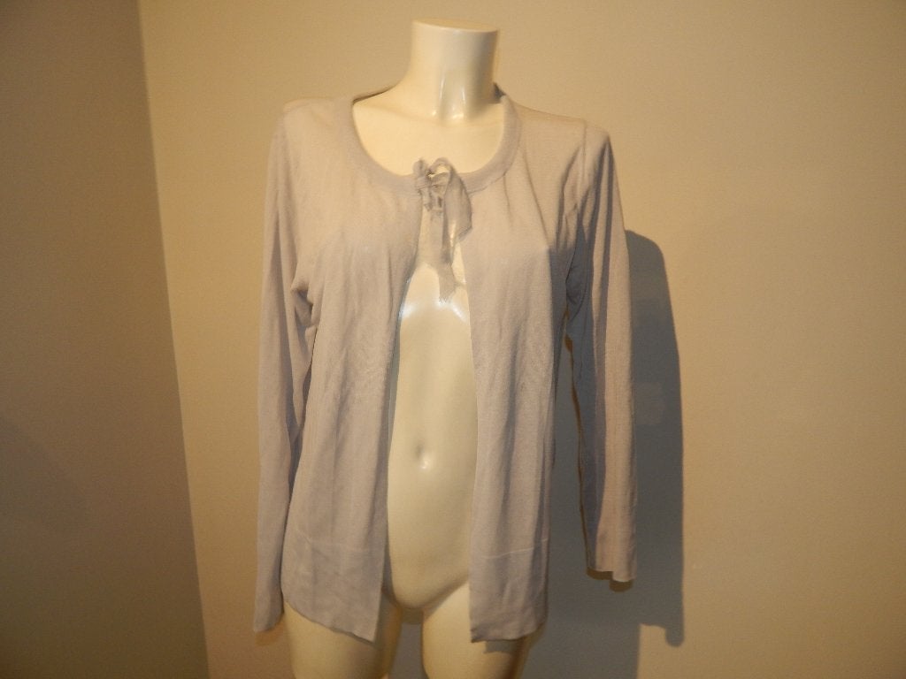 Humanoid fijn gebreid vest strik sluiting hals mt XL, Kleding | Dames, Humanoid, Verzenden, Maat 46/48 (XL) of groter, Zo goed als nieuw