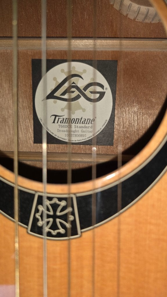 Tramontane elektrisch-akoestische western Gitaar, Muziek en Instrumenten, Snaarinstrumenten | Gitaren | Akoestisch, Ophalen, Zo goed als nieuw