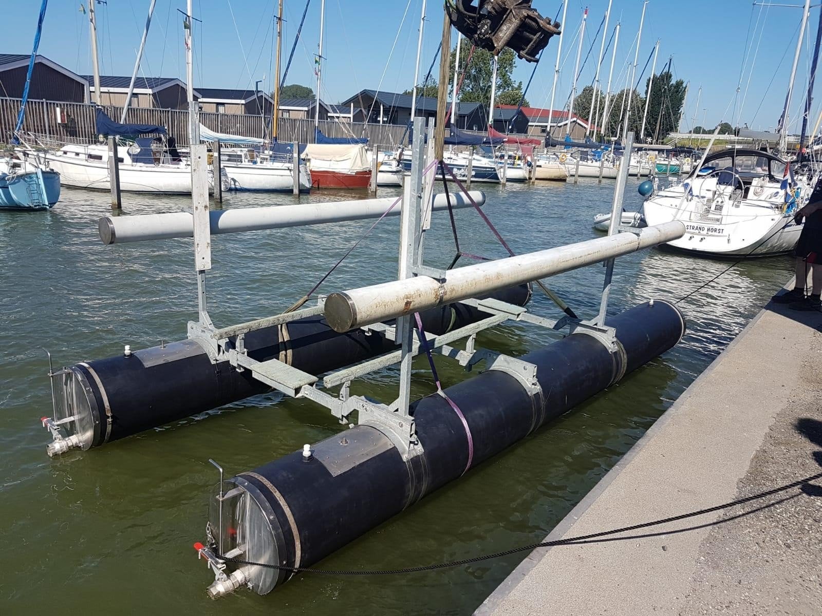 Bootlift / Droogdok voor boten tot 1500 kg, Watersport en Boten, Ophalen of Verzenden, Gebruikt, Overige typen
