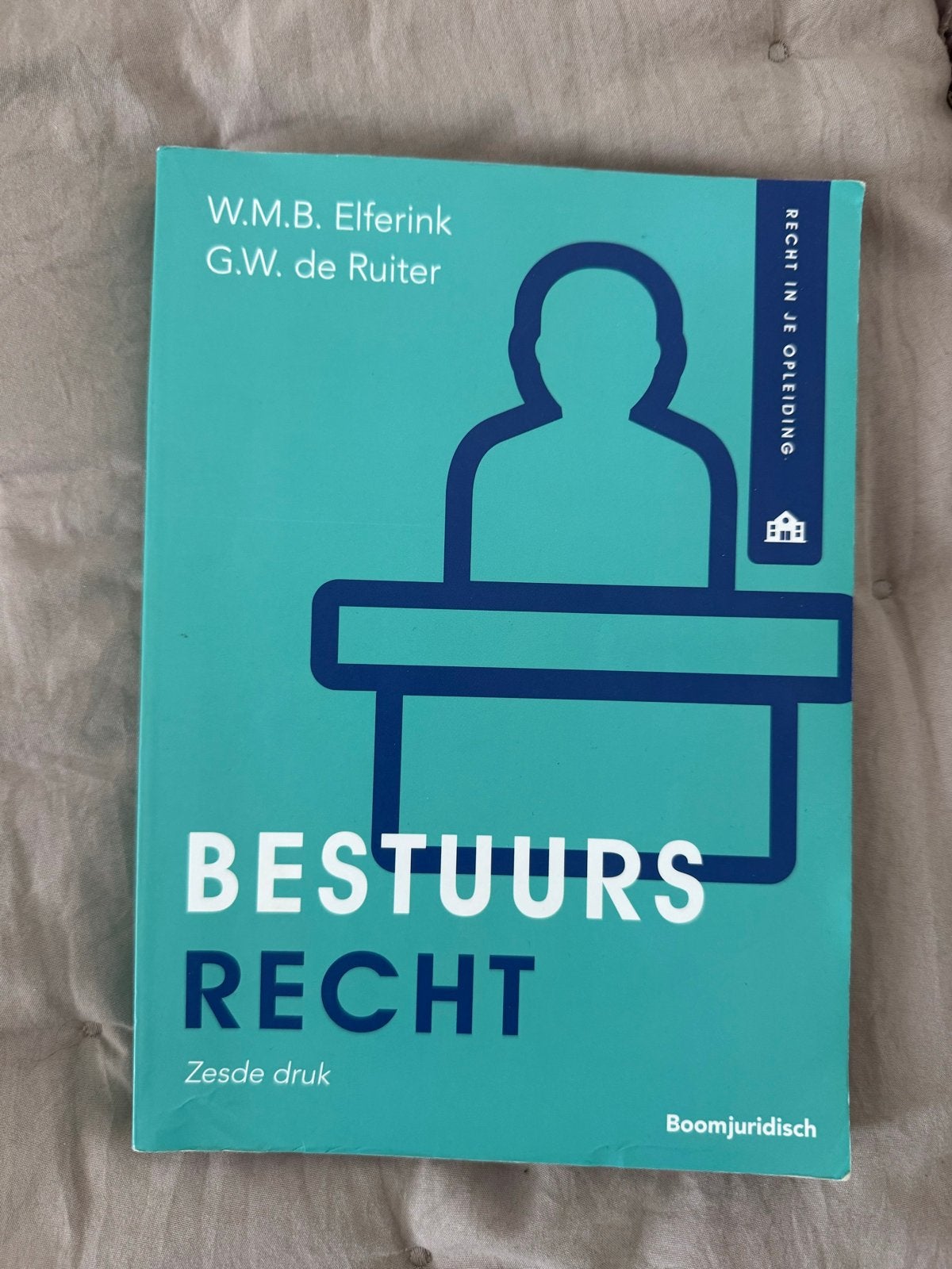 Bestuursrecht - Zesde druk (W.M.B. Elferink, G.W. de Ruiter), Ophalen of Verzenden, Gamma, Zo goed als nieuw, HBO