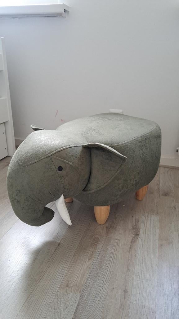 Olifant kruk, Huis en Inrichting, Ophalen, Rond, Minder dan 50 cm, Minder dan 50 cm