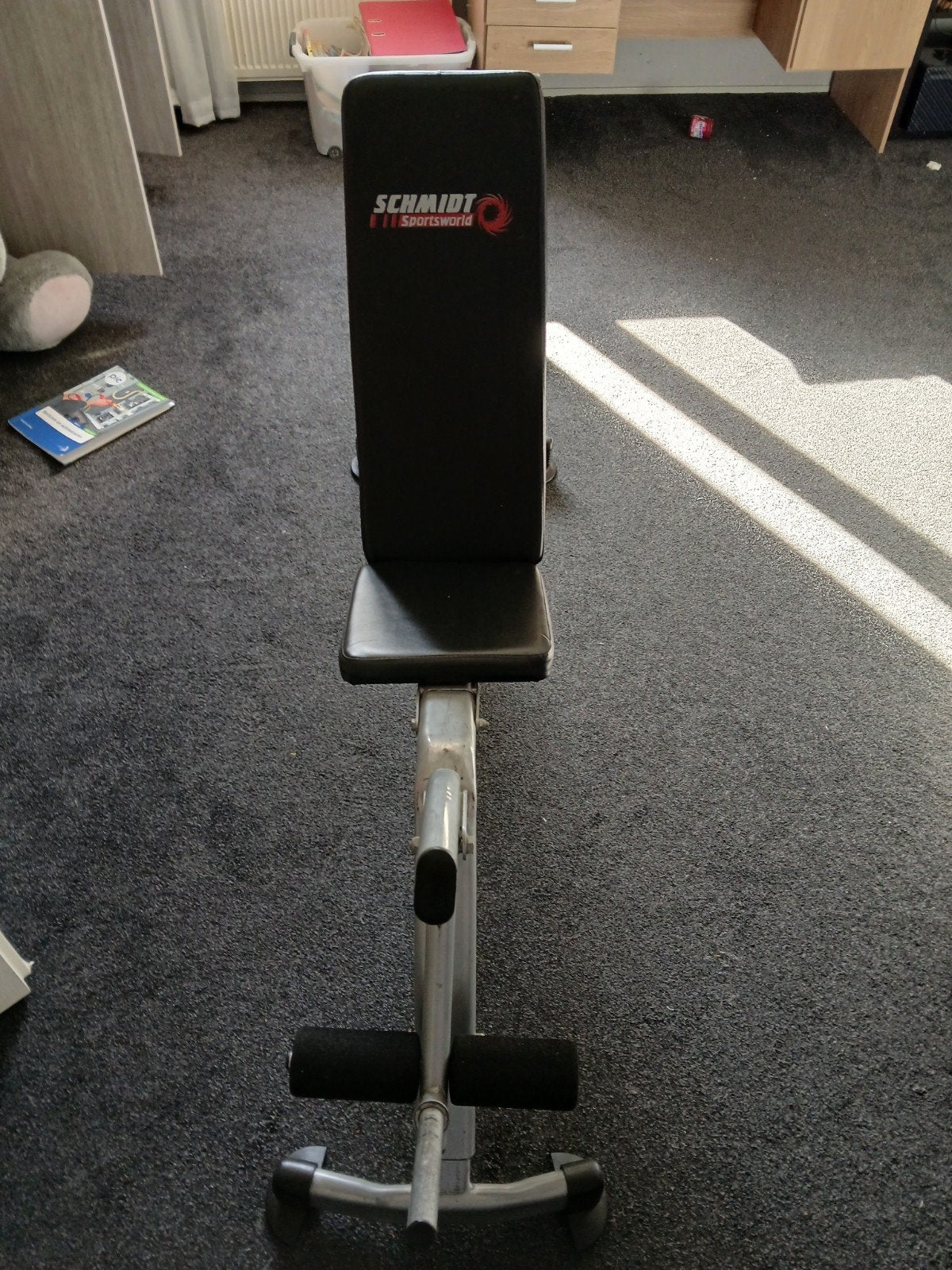 Schmidt SportsWorld fitnessbank - verstelbaar, Sport en Fitness, Ophalen, Benen, Gebruikt, Krachtstation