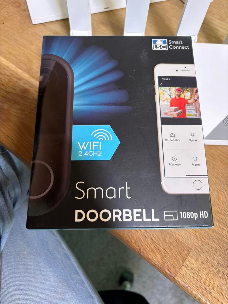 LSC draadloze wifi deurbel tuya, Huis en Inrichting, Deurbellen, Ophalen of Verzenden, Bewegingsdetectiesensor, Zo goed als nieuw