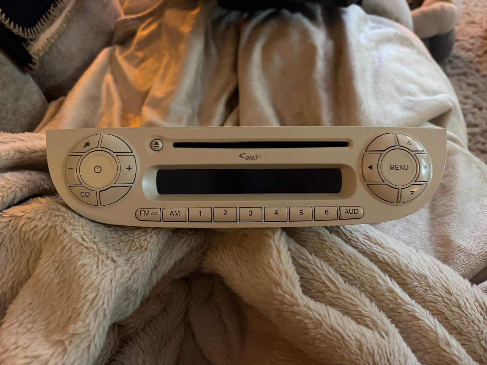 Fiat 500 Radio CD/MP3 Speler - Origineel, Auto diversen, Ophalen, Gebruikt