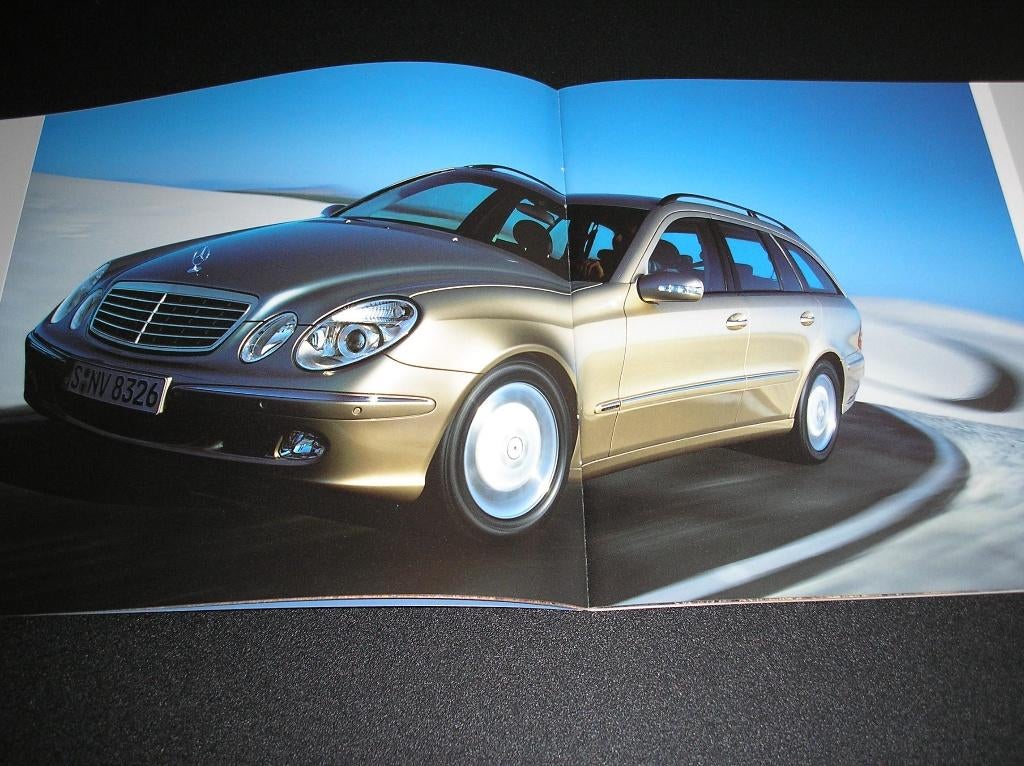 Mercedes-Benz. De nieuwe E-Klasse Combi W211, dec. 2002, Boeken, Auto's | Folders en Tijdschriften, Zo goed als nieuw, Mercedes