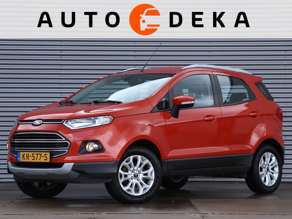 Ford EcoSport 1.0 EcoBoost Titanium *Dealeronderh.*Stoelverw, Auto's, Ford, Voorwielaandrijving, 125 pk, Gebruikt, Leder en Stof