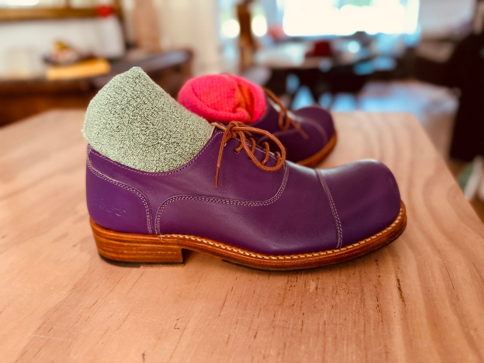 Hobo Shoes Charly Marcelle paars maat 38, Kleding | Dames, Schoenen, Zo goed als nieuw, Schoenen met lage hakken, Overige kleuren