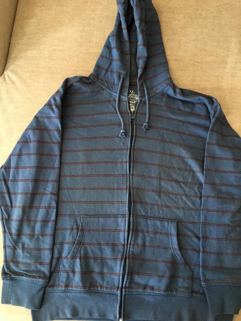 Mooie Blauwe HOODED SWEAT van SPRINGFIELD  mt. XL, Verzenden, Zo goed als nieuw, Maat 56/58 (XL), Blauw
