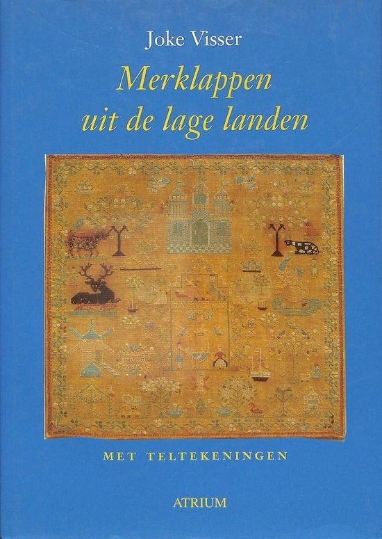 Joke Visser - Merklappen uit de lage landen, Ophalen of Verzenden, Zo goed als nieuw, Handborduren, Patroon