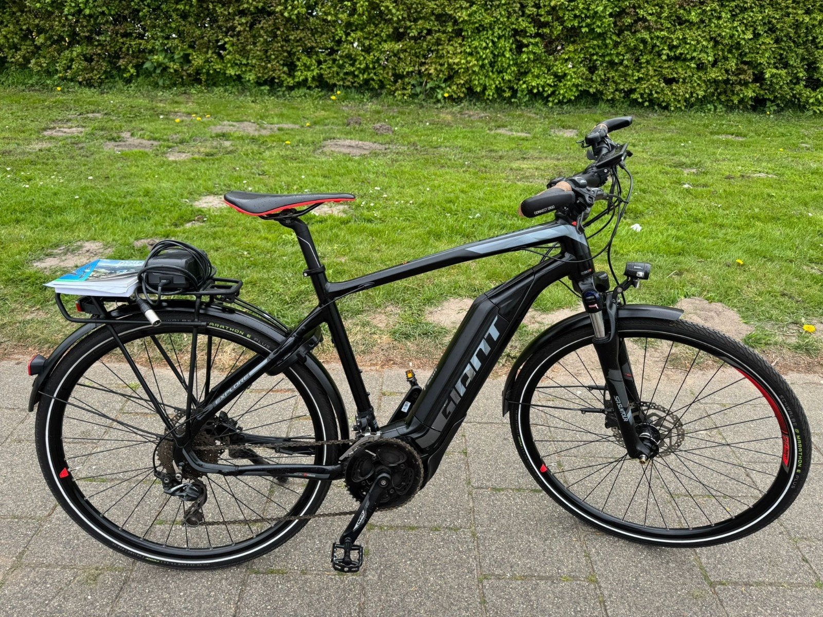 Elektrische herenfiets Giant, Ophalen, Versnellingen, 49 tot 53 cm, Giant