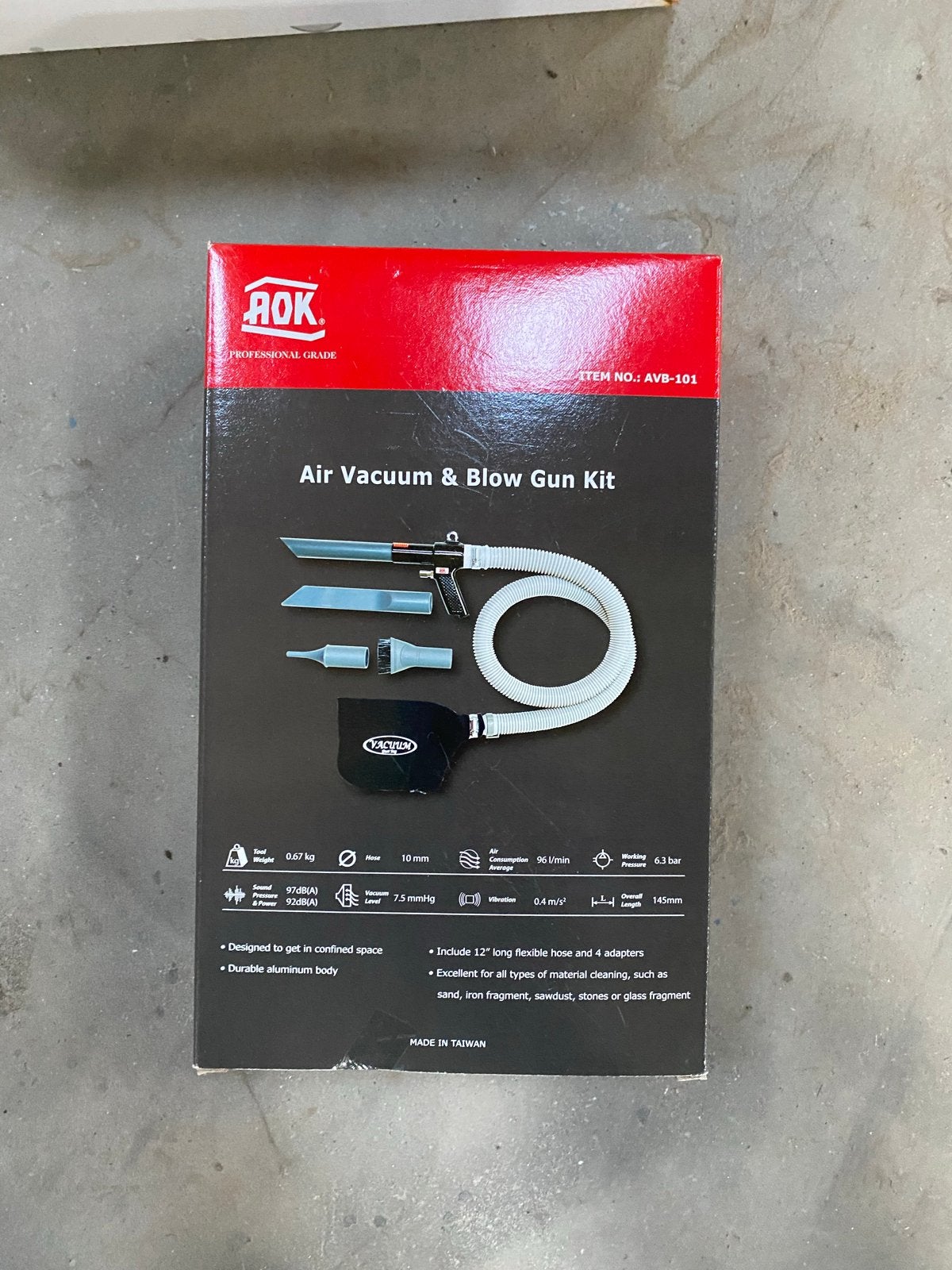 ROK Air Vacuüm & Blaaspistool Kit - AVB-101, Ophalen of Verzenden, Nieuw