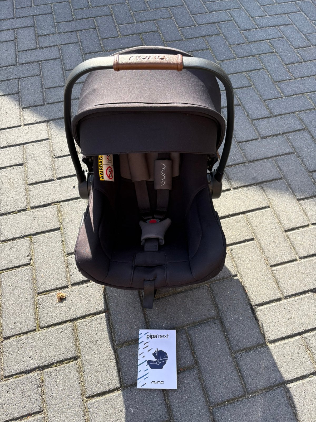 Nuna pipa next autostoel met base, Zo goed als nieuw, Afneembare rugleuning, Isofix, Ophalen