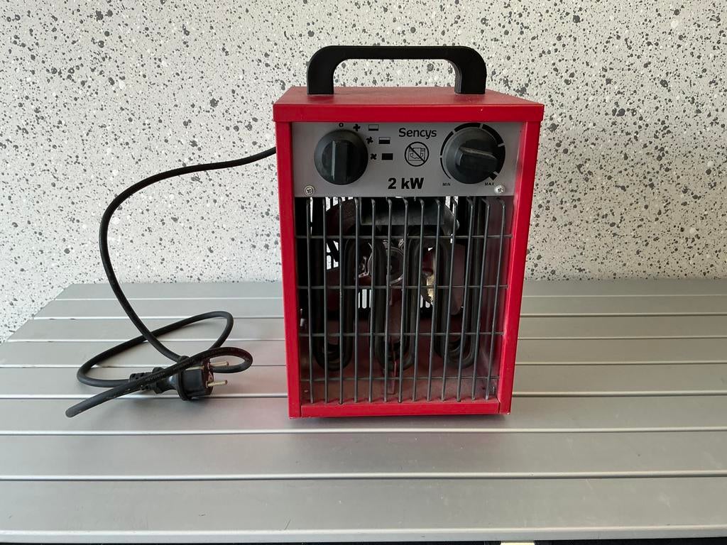 Sencys ventilatorkachel, Huis en Inrichting, Kachels, Ophalen of Verzenden, Zo goed als nieuw, Elektrisch, Overige soorten