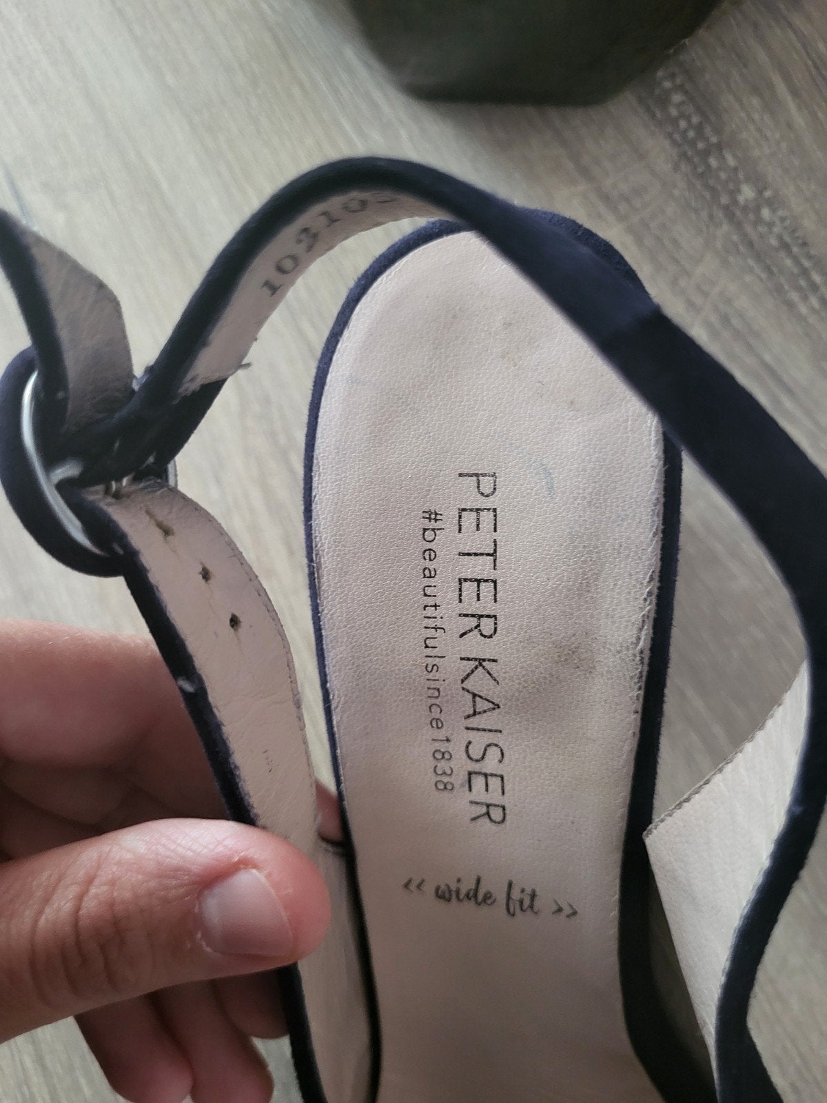 Nieuwe sandalen maat 41.., Peter Kaiser, Blauw, Nieuw, Sandalen of Muiltjes