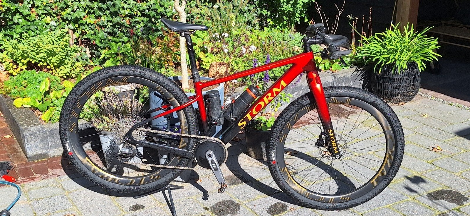Storm strandfiets - Zo goed als nieuw, Zo goed als nieuw, Schijfrem, 53 tot 57 cm, Ophalen