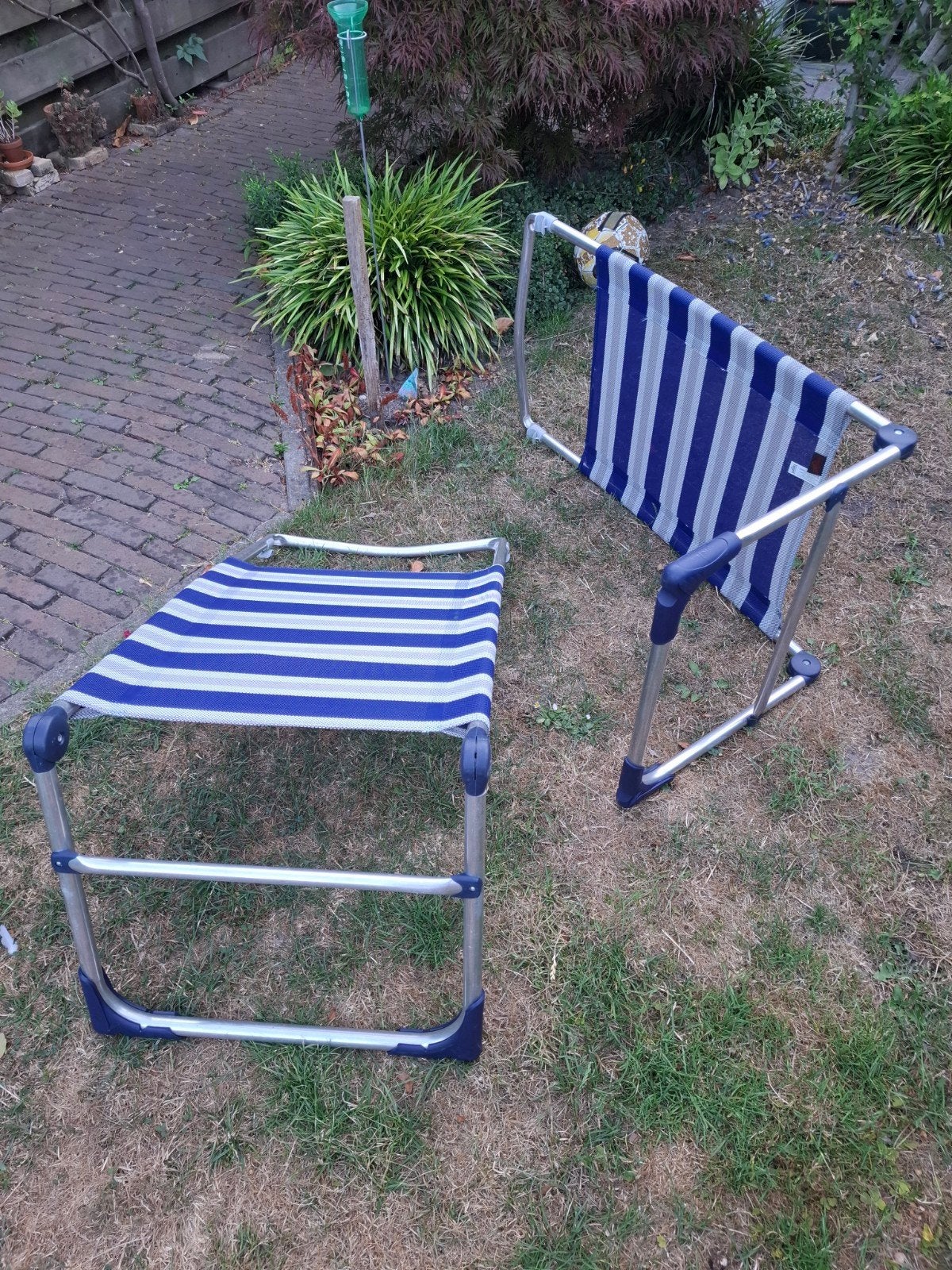 Crespo voetenbankje/krukje - ideaal voor camping, Ophalen, Zo goed als nieuw, Campingstoel