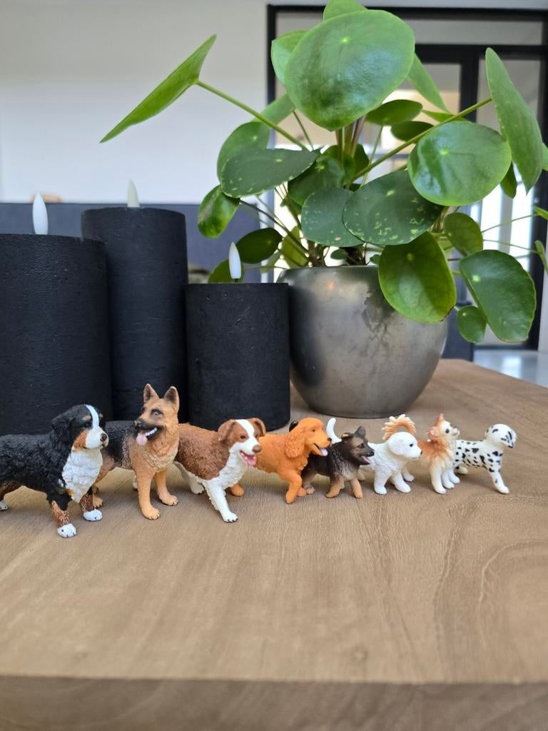 Verschillende schleich honden, Verzamelen, Dierenverzamelingen, Ophalen of Verzenden, Zo goed als nieuw, Hond of Kat, Beeldje of Figuurtje