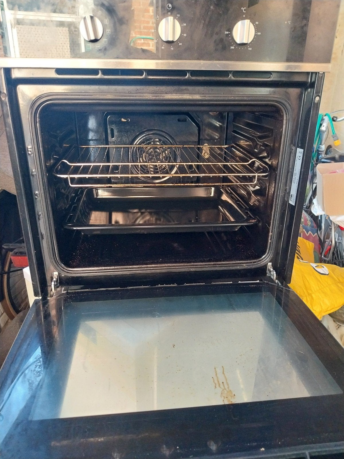 Etna inbouw oven met grill - Gebruikt maar functioneel, Ophalen, Gebruikt, Oven met grill, Inbouw