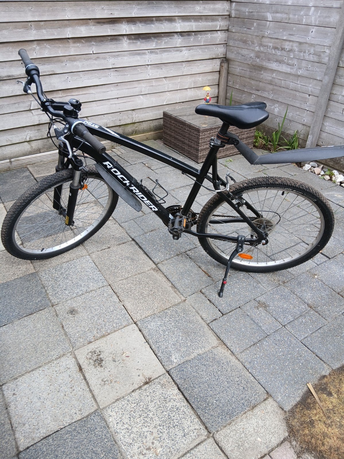 Decathlon Rockrider ST50 Mountainbike - Zwart, Gebruikt, 49 tot 53 cm, Trommelrem, Ophalen