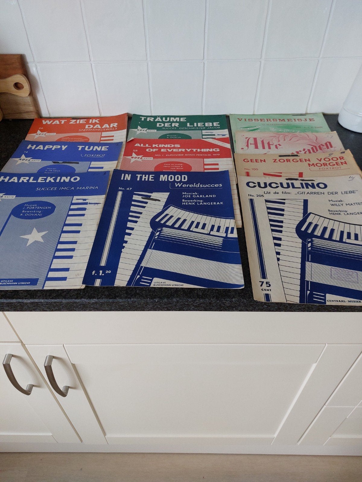 Bladmuziek voor accordeon, Muziek en Instrumenten, Bladmuziek, Ophalen of Verzenden, Accordeon