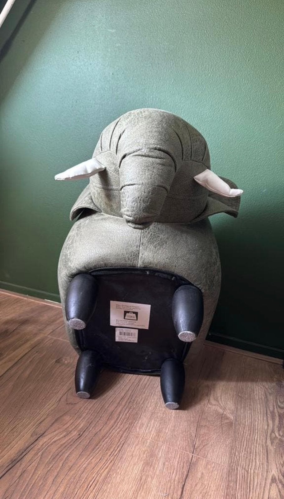 Foto 4 van Kruk Olifant Olijfgroen