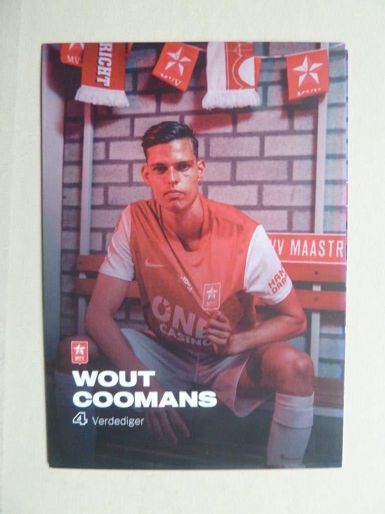 Spelerskaart. Wout.Coomans   MVV.    2024/2025, Ophalen of Verzenden, Zo goed als nieuw, Overige binnenlandse clubs, Spelerskaart