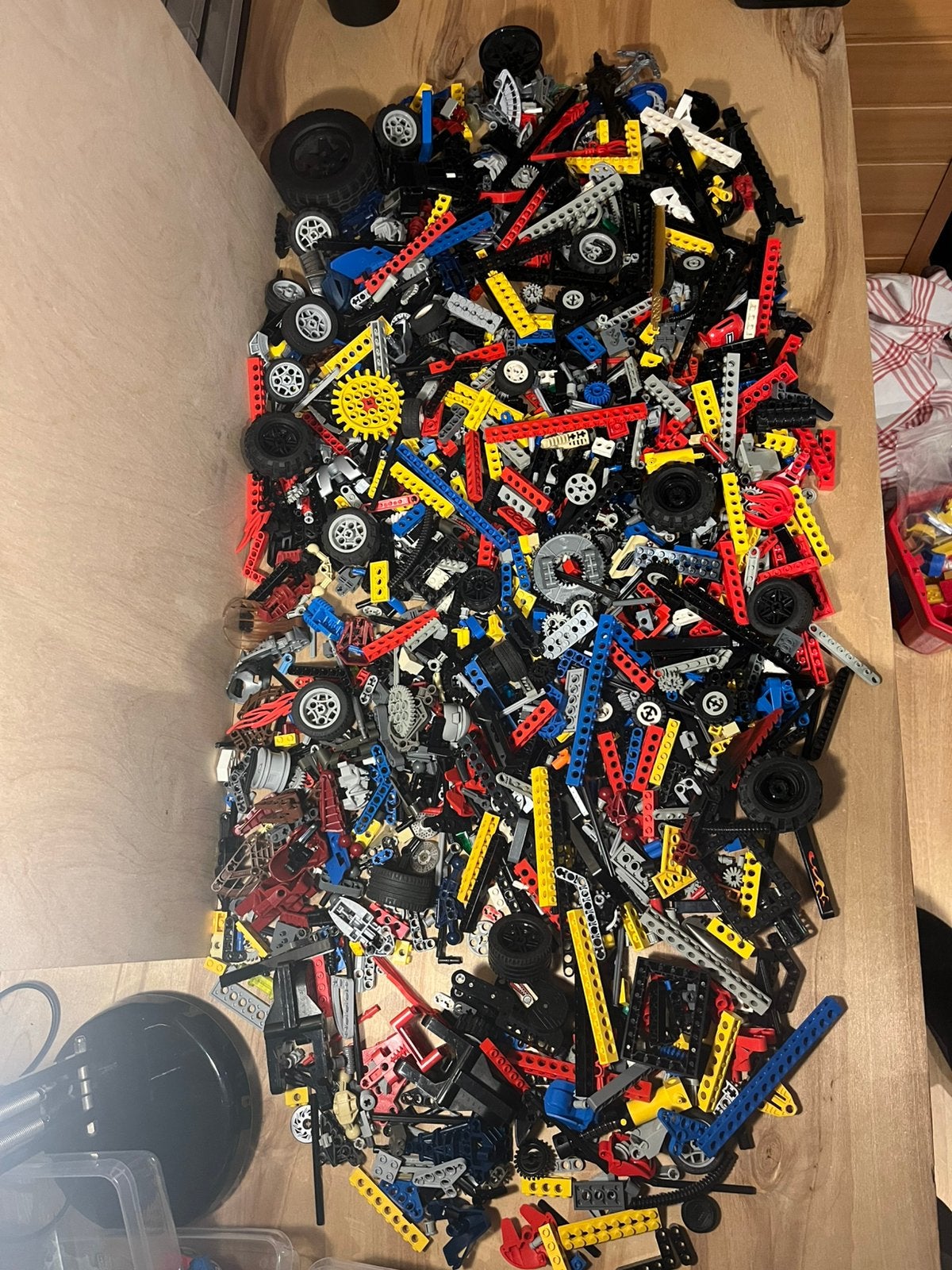 (85) Lego Partij Lot Technic 2,5 kg kilo Stenen Onderdelen, Gebruikt, Lego, Ophalen of Verzenden, Technic
