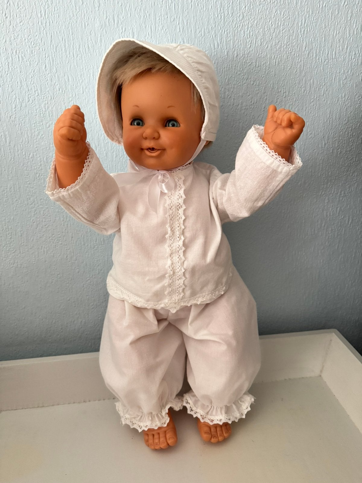 Franse oude baby pop, Verzamelen, Ophalen of Verzenden, Gebruikt, Pop