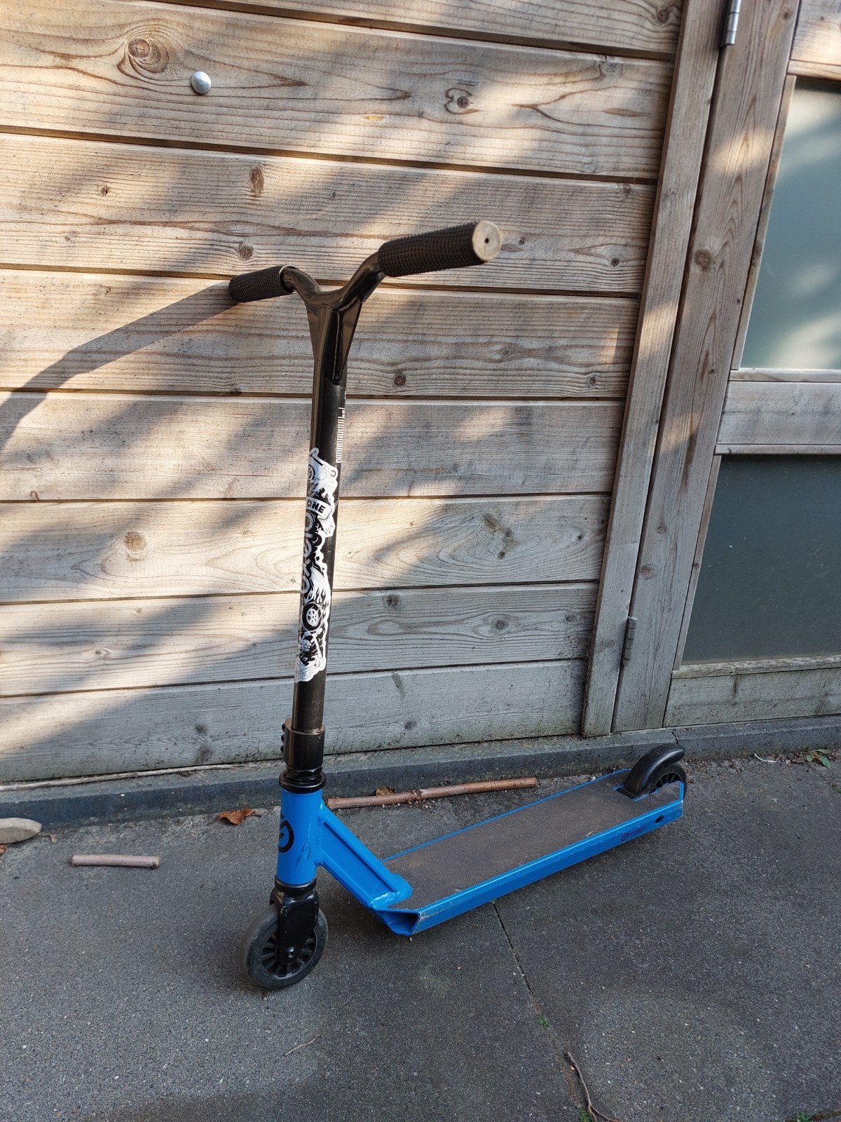 Stuntstep Scooter MF One Blue 75 cm - Gebruikt, Ophalen, Gebruikt, Overige typen, MF One