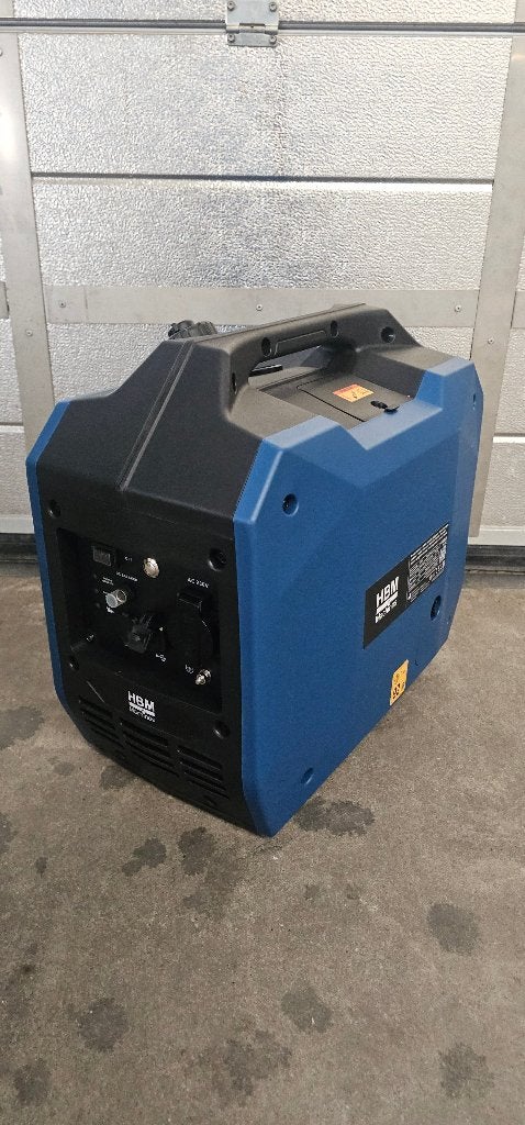 HBM 2000 Watt inverter aggregaat, generator 79 cc 230V, Doe-het-zelf en Verbouw, Ophalen, Benzine, Zo goed als nieuw, Geluidgedempt