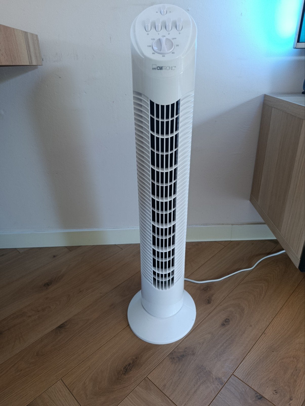 Clatronic Torenventilator VL 3546 - Wit, Ophalen of Verzenden, Gebruikt, Torenventilator