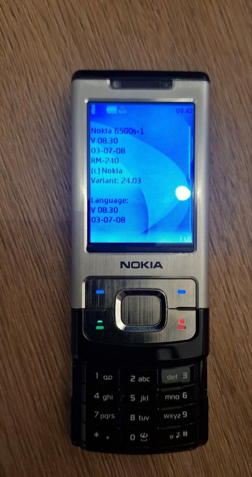 Nokia  6500s-1  perfect staat, Schuifmodel, Zwart, Ophalen of Verzenden, Minder dan 3 megapixel