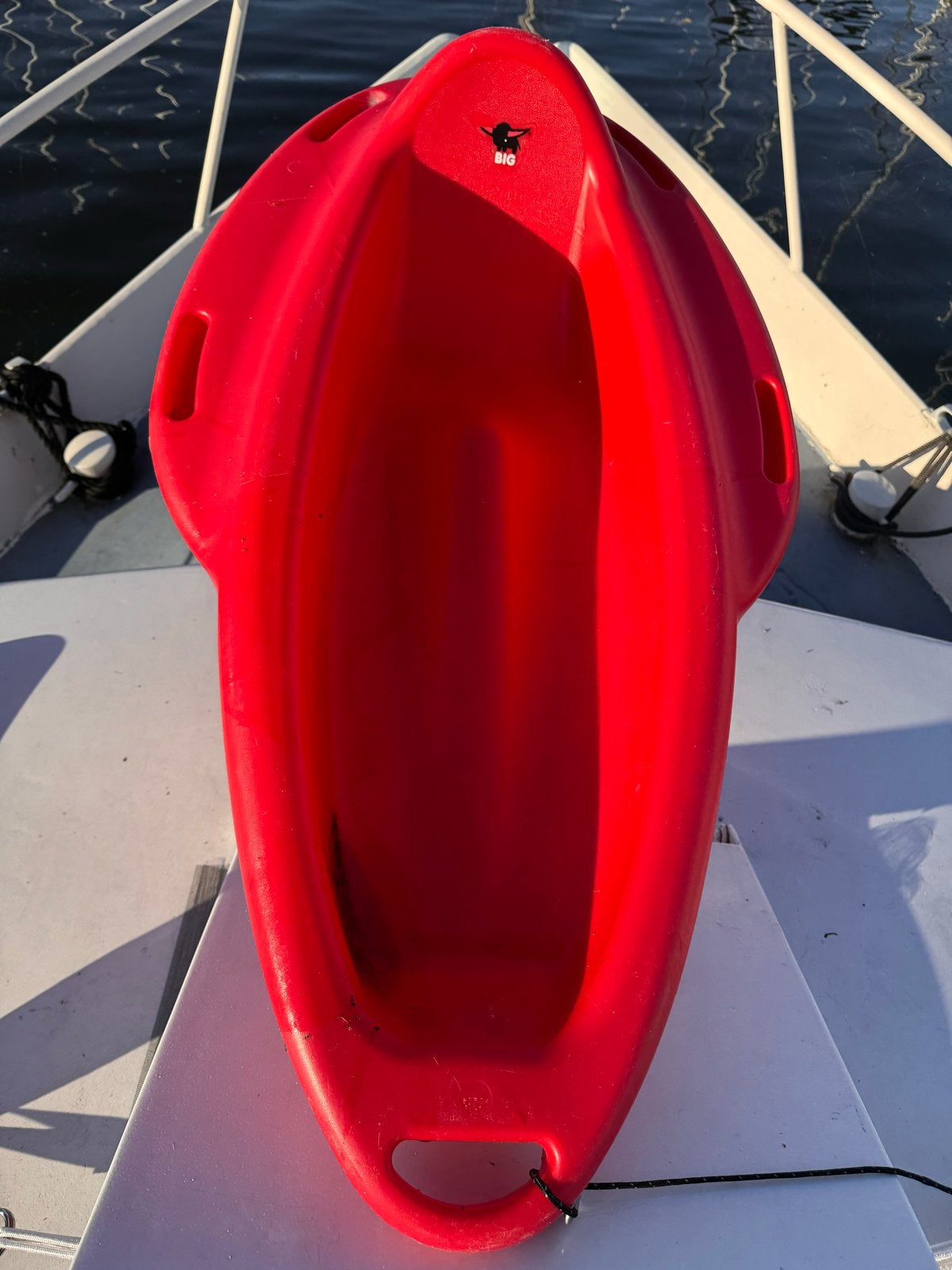 Rode kinderkayak - Zo goed als nieuw, Watersport en Boten, Ophalen, Zo goed als nieuw, 1-persoons