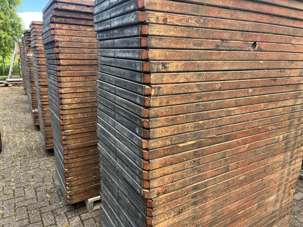 Houten steenschotten , circa 65,5 x 140 voor vele, Tuin en Terras, Terrasdelen en Vlonders, Ophalen of Verzenden, Gebruikt, Hout