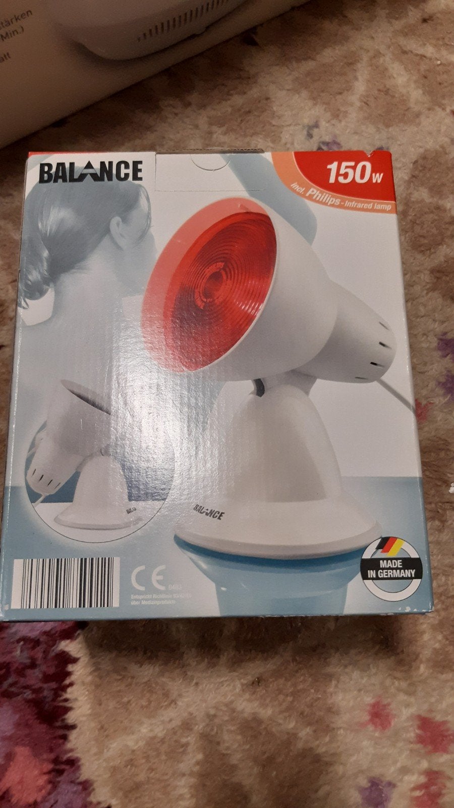 Balance Infraroodlamp 150W met Philips lamp, Ophalen of Verzenden, Zo goed als nieuw, Overige typen