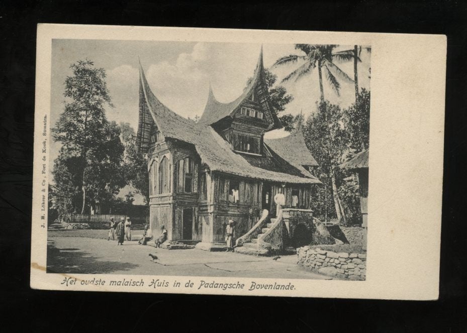 1900 Ned. Indië eldest existing house in Padang (32-6), Ophalen, Voor 1920, Buiten Europa